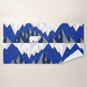 Ours polaire sur Iceberg Motif sans couture. (Serviette de bain)