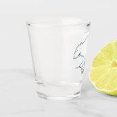 Ours polaire verre à balles blanches (Gauche)