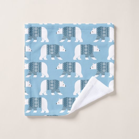 Ours polaires (Gant de toilette)