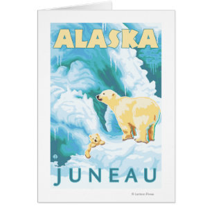 Ours polaires & Cub - Juneau, Alaska