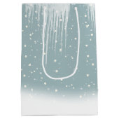 Ours Polaires De Noël Dans Sac Cadeau Moyen Neige (Dos)