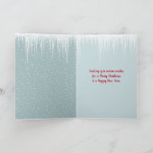 Ours Polaires De Noël En Carte Neige (Intérieur)