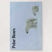 Ours polaires et puzzle d'épis (Vertical)