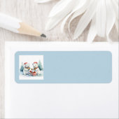 Ours polaires Étiquettes de adresse (En situation)