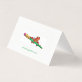 Ours polaires & petits mignons pliants carte de no (Back)