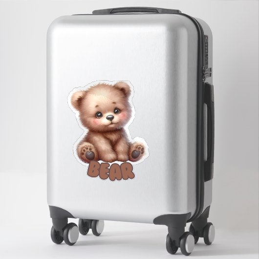 OURS - STICKER DE NURSERIE (Sur valise)