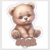 OURS - STICKER DE NURSERIE (Feuille)