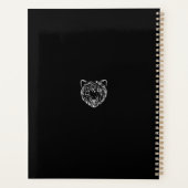 Ours tribal noir et blanc (Dos)