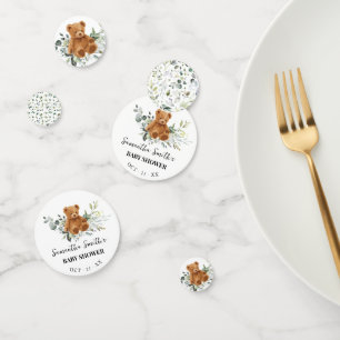 Ours vert Eucalyptus Baby shower Confetti