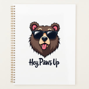 Ours vintage Hey Paws Up avec lunettes de soleil C