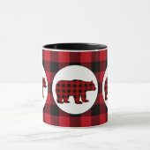 Ourson de Buffalo plaid Tasse Country Kitchen (Centre)