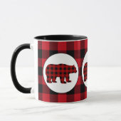 Ourson de Buffalo plaid Tasse Country Kitchen (Gauche)