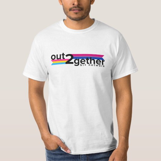 Out2together Bi+ Netwerk T-shirt (Voorkant)