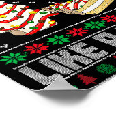 Out Here Looking Like A Snack Debbie Cakes Christm Poster (Hoek)