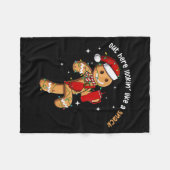 Out Here Looking Like A Snack Funny Xmas Light Gin Fleece Deken (Voorkant (Horizontaal))