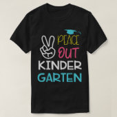 Out Kindergarten Invitation Peace Sunset Kinder En T-shirt (Design voorkant)