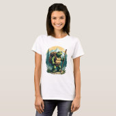 Out Of Breath Hiking Society Turtle T-Shirt (Devant entier)
