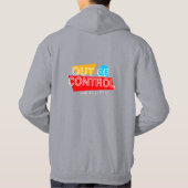 Out of Control – Bold Typography Statement Design Hoodie (Achterkant)