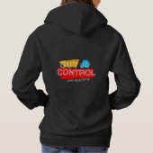 Out of Control – Bold Typography Statement Design Hoodie (Achterkant)