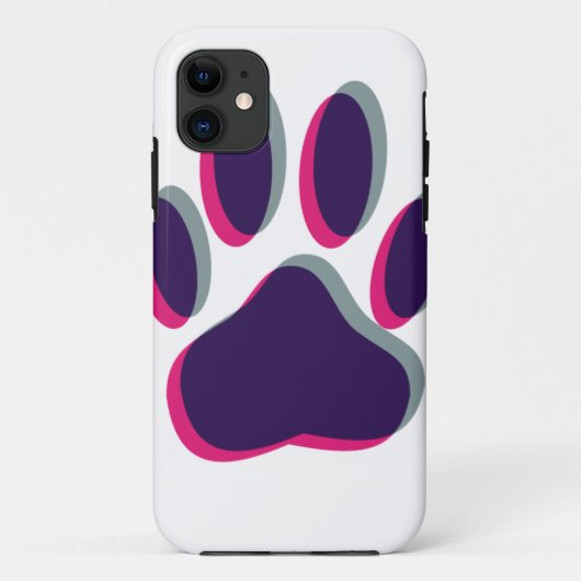 Out-of-Focus Dog Paw-afdrukken Case-Mate iPhone Case (Achterkant)