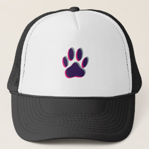 Out-of-Focus Dog Paw-afdrukken Trucker Pet