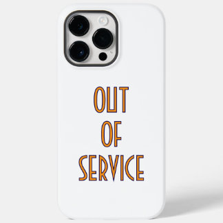 "Out of Service" iphone 14 pro max hoesje