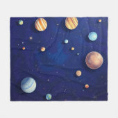 Out of This World Plush Fleece Throw Blanket (Voorkant (Horizontaal))