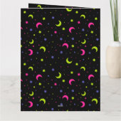 Out of This World Retro Alien Valentijns Kaart (Achterkant)