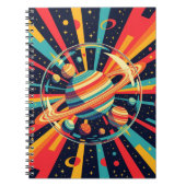 Out of this World Ringed Planets Notitieboek (Voorkant)