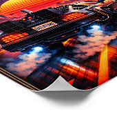 Out of Time – Retro Futuristic Sci-Fi Wall Art Poster (Hoek)