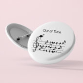 Out of Tune Flamingo aanpasbaar Ronde Button 5,7 Cm