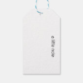 Out of Tune, toekan bij zangvogels Cadeaulabel (Achterkant)