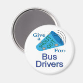 Out-out voor busdrivers magneet (Voorkant / Achterkant)