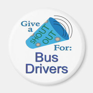 Out-out voor busdrivers magneet