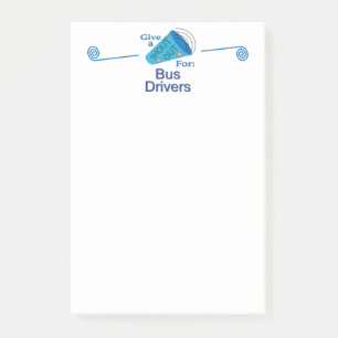 Out-out voor busdrivers post-it® notes