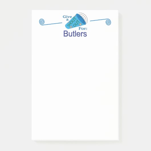 Out-out voor butlers post-it® notes (Voorkant)