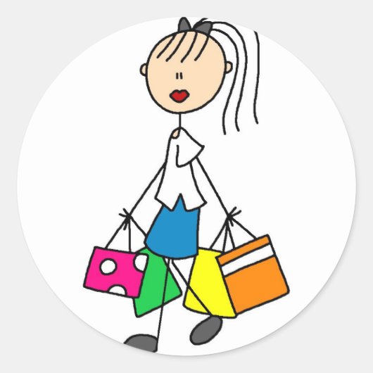 Out Shopping Sticker (Voorkant)