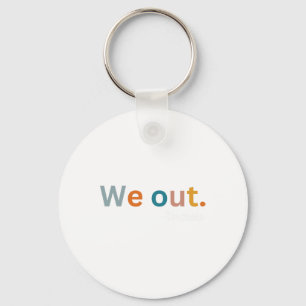 Out Teacher Happy Last Day Of School Vrouwen Manne Sleutelhanger