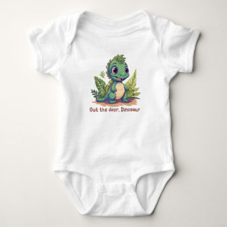 Out the door, Dinosaur Romper
