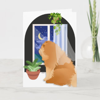 OUT THERE SOMEWHERE Chow memorial Card Kaart