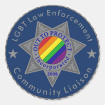 Out-to-protection LGBT-Sticker