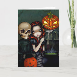 "Out Trick-or-Treating"-Wenskaart Kaart