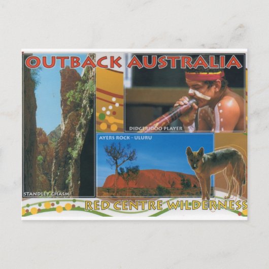 Outback Australië Briefkaart | Schilderachtig Aust (Voorkant)