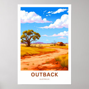 Outback Australië Reisprint Poster