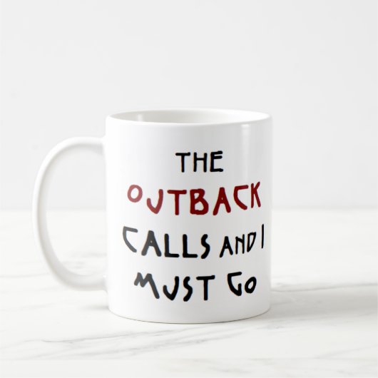 outback call - mok koffie (Links)