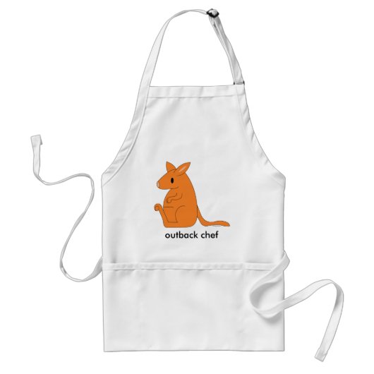 outback chef apron standaard schort (Voorkant)