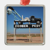 Outback Coober Pedy Gepersonaliseerd Souvenir Metalen Ornament (Voorkant)