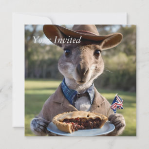 "Outback Delight: Een Kangoeroe Eet Australische V Kaart