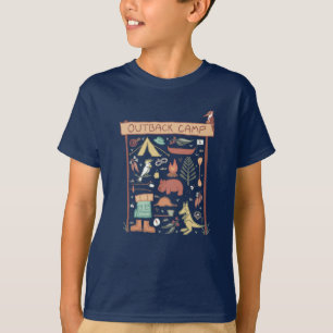 Outback Kamp Australische Dieren Camping cadeau T-shirt