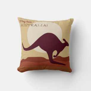 Outback kangaroo kussen